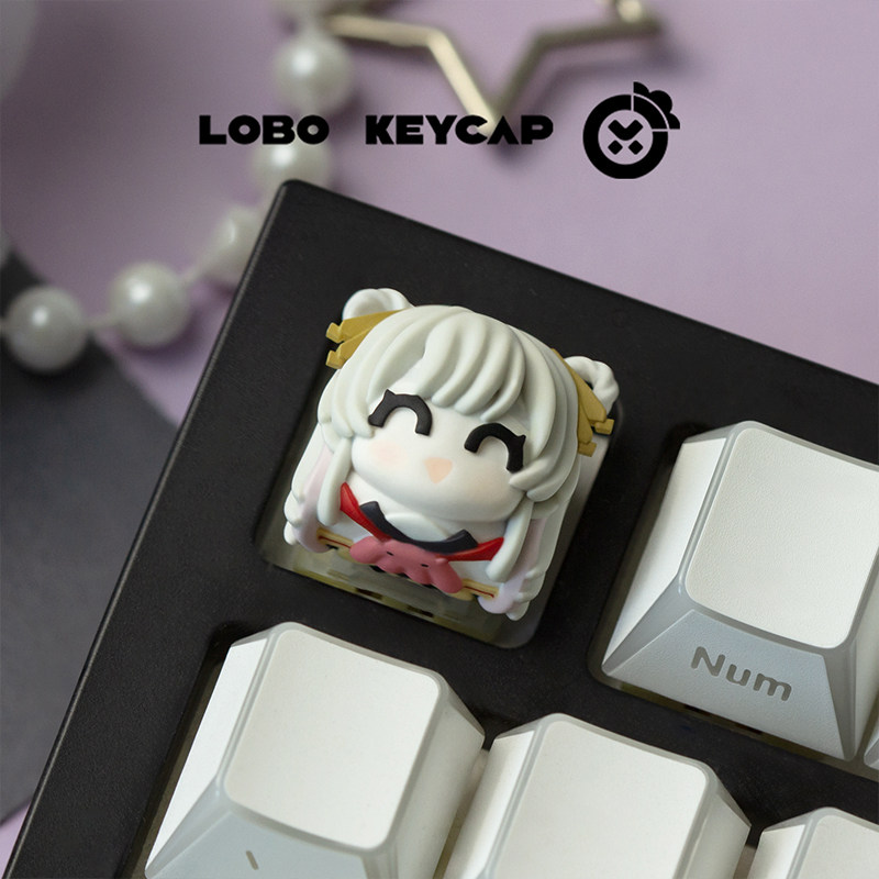 Keycap Lobo Criativo de Anime, - Gaming Accessories In China avaliação e preço