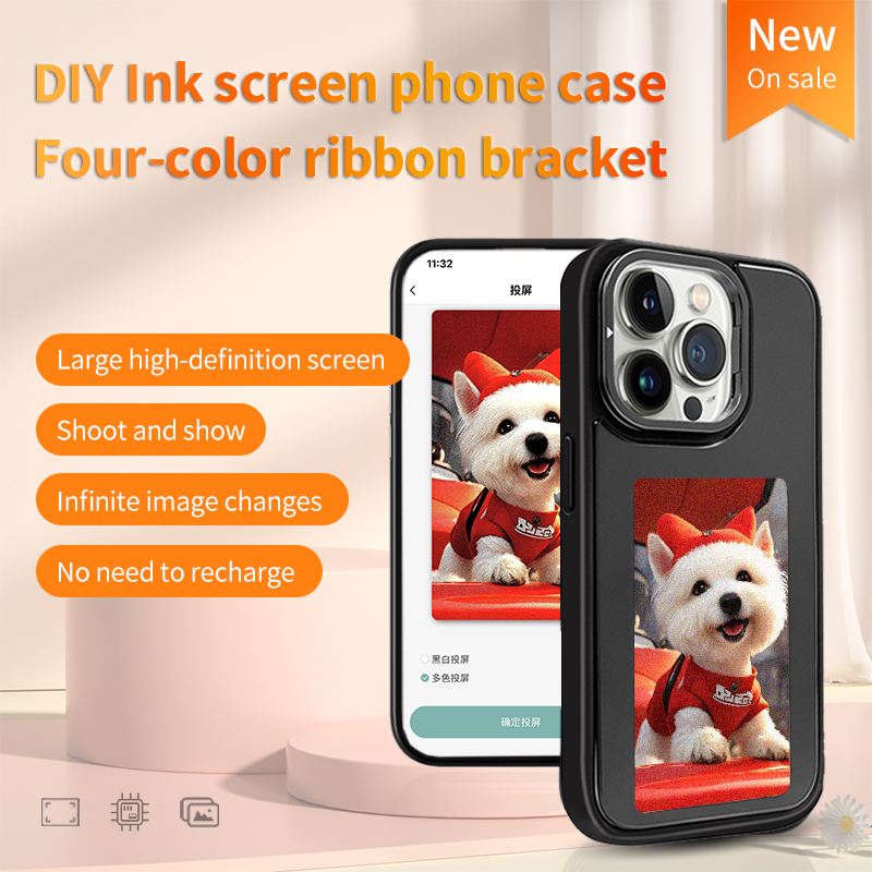 Diy e-ink tela caso de telefon - Gaming Accessories Rack avaliação e preço