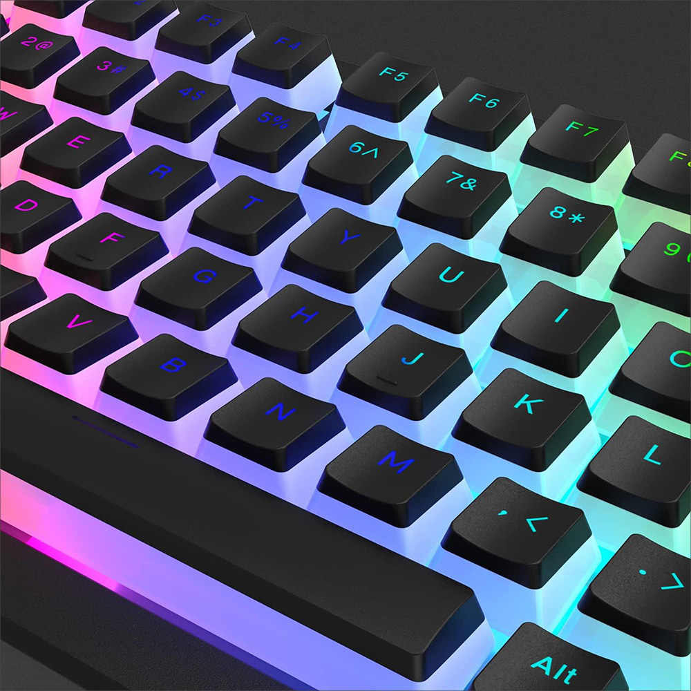 129 teclas pudim keycaps pbt d - Gaming Accessories Aesthetic avaliação e preço