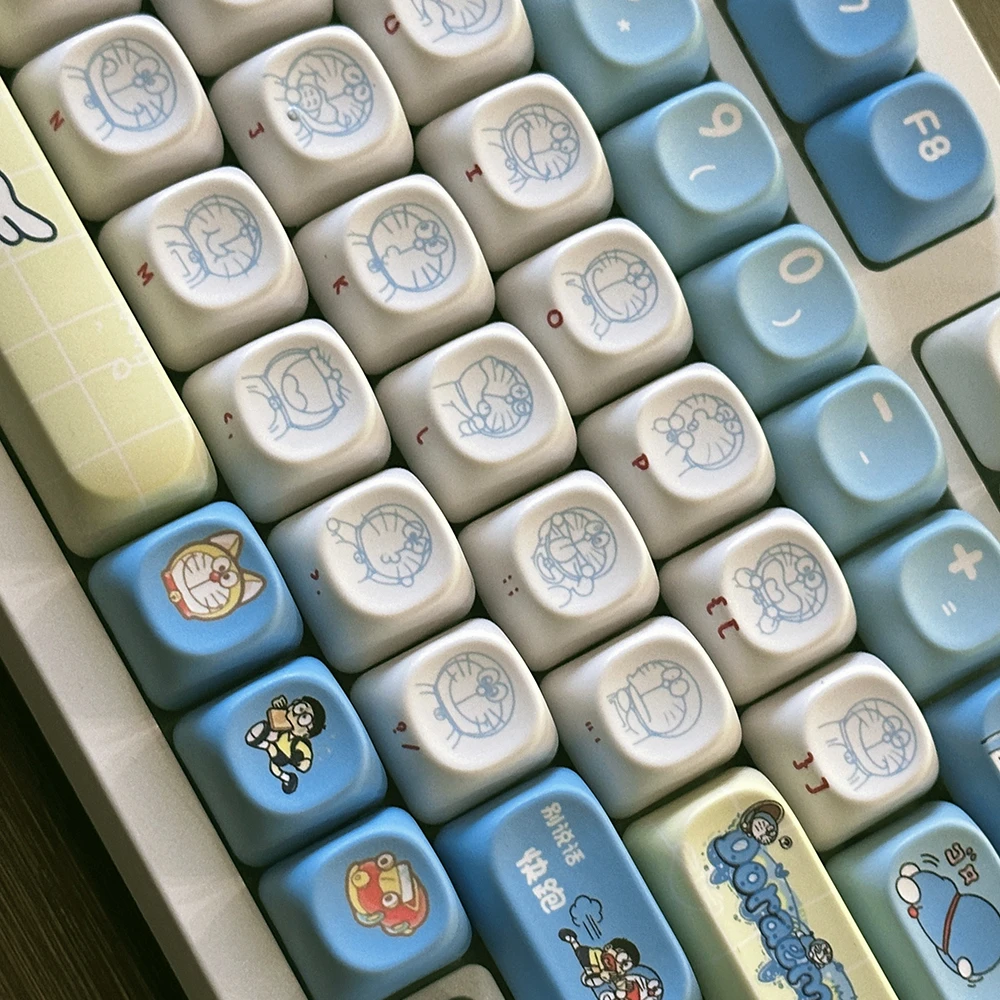 Teclas originais Doraemon, 120 - Gaming Accessories Aesthetic avaliação e preço